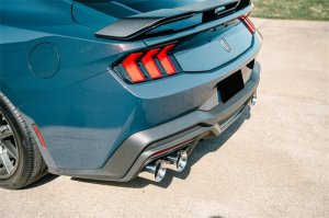 Ford Mustang Performance Exhaust - Rear - CORSA Performance - Axle-Back Sport, 3in Dual Rear Exit with Twin 4.5in Polished Straight Tips - `24-`27 Ford Mustang Performance Exhaust - Rear - CORSA Performance - Axle-Back Sport, 3in Dual Rear Exit with Twin 4.5in Polished Straight Tips - `24-`27